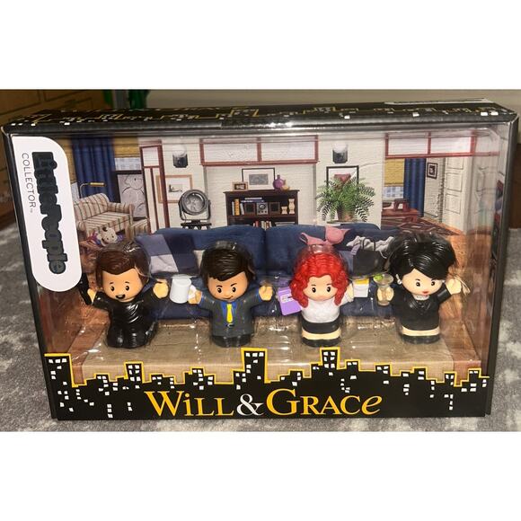 Fisher-Price Little People Will & Grace Collector Set (NEW) - Picture 1 of 4